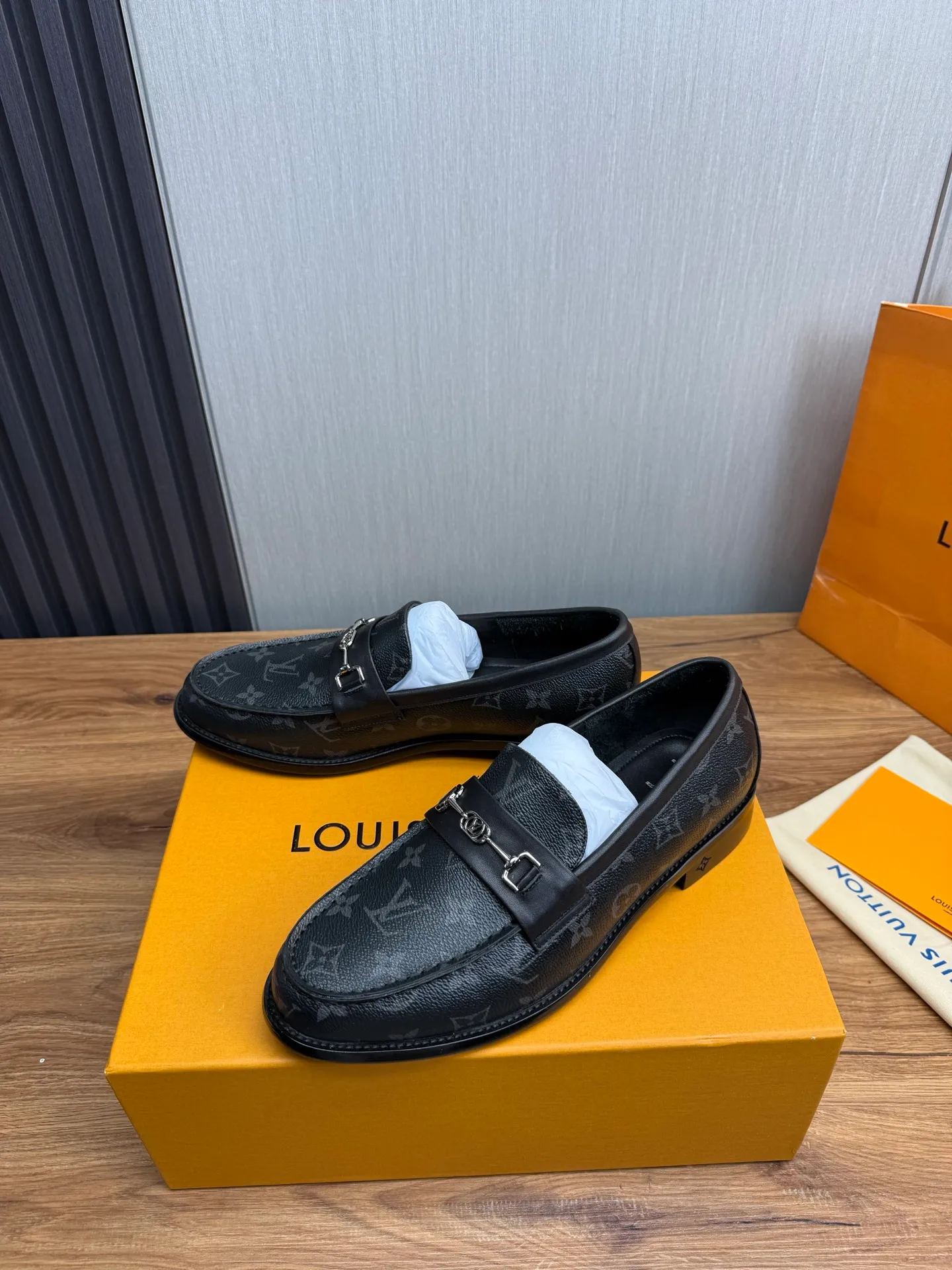 Factory 660💰 LV. Men's business casual leather shoes, all made of imported original brand leather, just to create a more comfortable wearing experience, original non-slip and wear-resistant outsole ✔️16-45 (38.45 non-returnable)